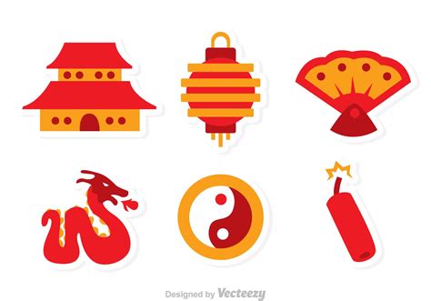 Download Chinese Vector Flat Icons for free | Chinese crafts, Chinese ...