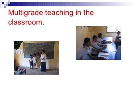 Multigrade Teaching Introduction