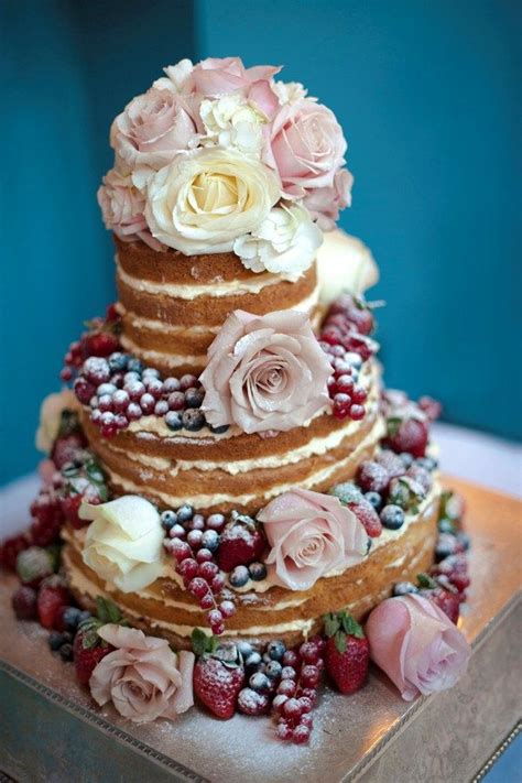 Beautiful Naked Wedding Cake Ideas For Elegantweddinginvites Blog