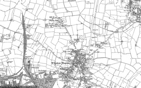 maps  wigston leicestershire francis frith