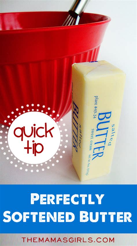 The Quick Way to Get Perfectly Softened Butter - themamasgirls