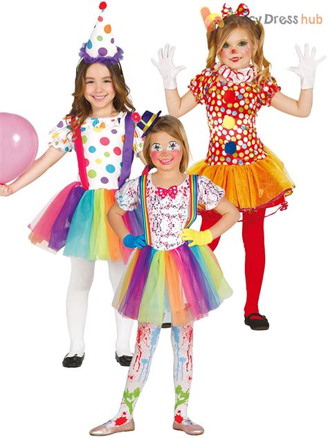 Filles Arc En Clown Costumes Enfant Cirque D Guisement Enfants Semaine