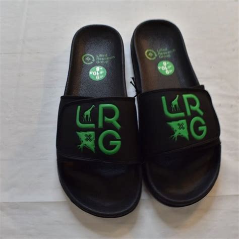 lrg shoes lifted research group lrg mens logo  sandal shoes