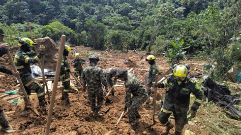 Video: The moment a large landslide occurred in Colombia | Al Bawaba