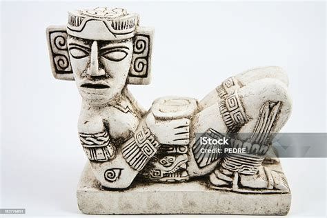 chac mool stock photo  image  mayan civilization god