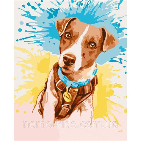 Купить Картина по номерам "На службе" 40х50 см, Пес Патрон, цена 285 ...
