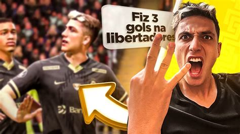 FIZ UM HAT TRICK NA LIBERTADORES COMO PROFISSIONAL YouTube