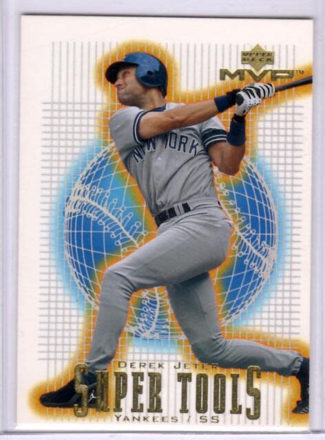 Upper Deck Mvp Super Tools St Derek Jeter Yankees Ebay