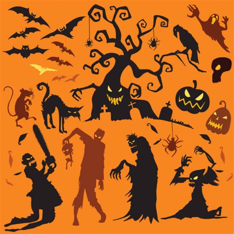 Halloween Collection Stock Vector Image By ©oksanello 18955931