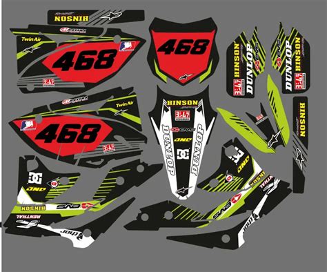 Kit D Co Kawasaki Kxf Factory Rouge Kitdeco Moto Fr