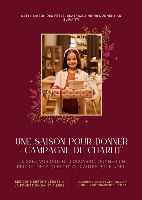 Affiche De Collecte De Fonds Les Plus Beaux Modèles Canva