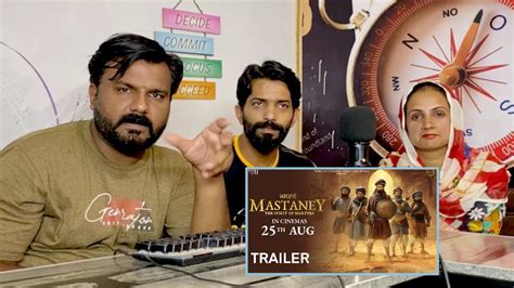 MASTANEY (Official Trailer) | Pakistani Reaction - YouTube