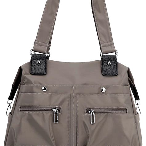 Large Utility Tote Bag For Women, Zip-top Teachers Tote Bag With Multi