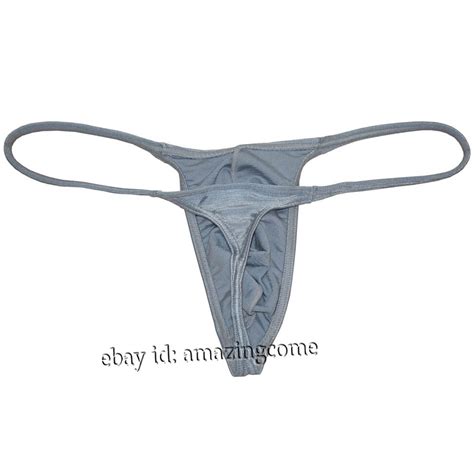 Men Enhance Pouch Thong Bikini G String Minikini Tangas Posing Underwear T Back EBay