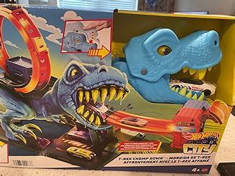 Amazon Hot Wheels City Track Set With Toy Car Race Through A Giant Loop To Defeat A Big