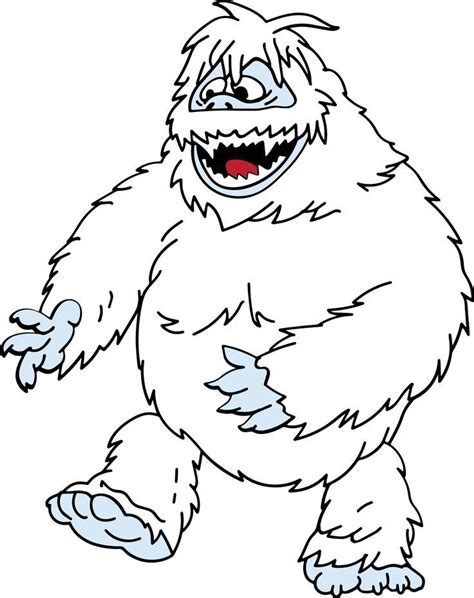 Abominable Snowman Rudolph Coloring Pages