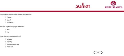 marriott customer feedback survey wwwsurveyfoodcom customer