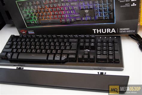 Обзор Trust GXT 860 Thura. Полумеханическая клавиатура с подсветкой ...