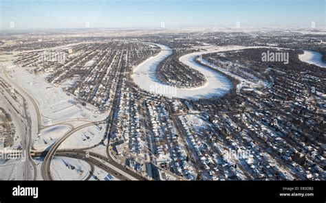 Canada, Manitoba, Winnipeg, View of river winnipeg Stock Photo - Alamy