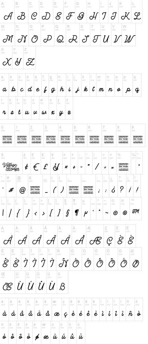 Vintage Bridge Font