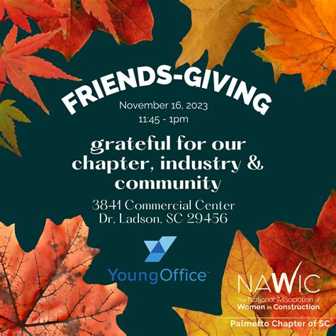 2023 NAWIC Palmetto Friendsgiving NAWIC Palmetto SC