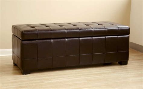 Wholesale Interiors Y 105 Leather Storage Benchottoman Y 105 At