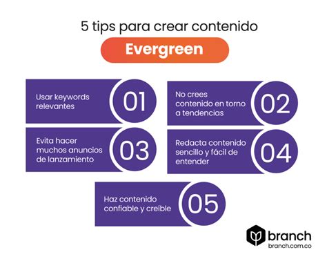 5 Tips Para Crear Contenido Evergreen Branch Agencia