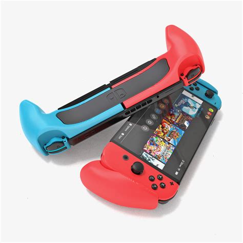 Stl File Nintendo Switch Ergonomic Grip D Printable Model To