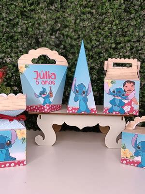 50 Personalizados Stitch Lembrancinha Kit Festa Elo7