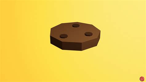 Low Poly Cookie 3d Model Cgtrader