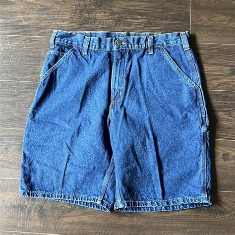 Carhartt Carpenter Jorts Waist Inseam Depop