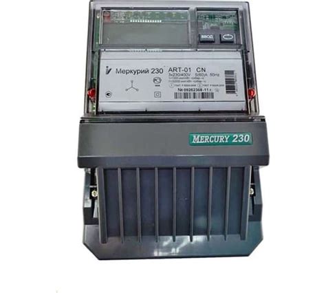Счетчик Инкотекс Меркурий 230 ART-01 CN 3ф 5-60А 1.0s/2.0 класс ...