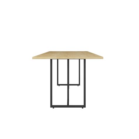 Kit Cadeiras Clarice Nude E Mesa De Jantar Lugares Jade Cm