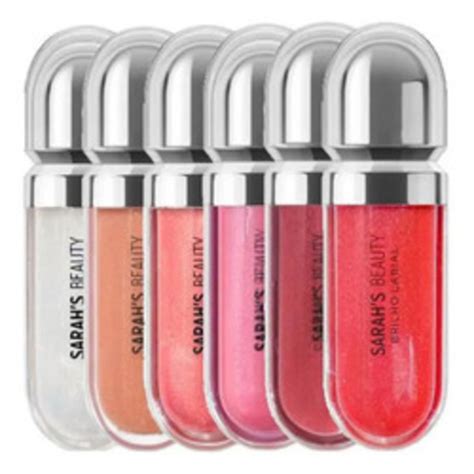 Kit Super Gloss Labial Brilhante Sarahs Beauty Lip Glos Brilho