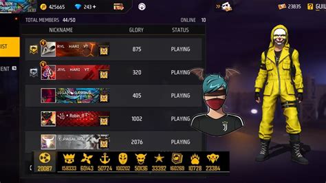 FREE FIRE GRANDMASTER REASON PLAYER GUILD HOW TO JOIN 50 LEAVE