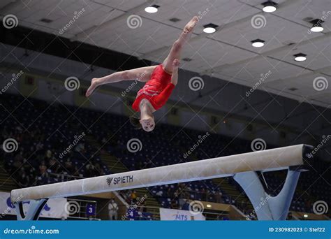 Artistic Gymnastics Balance Beam Editorial Stock Photo Image Of