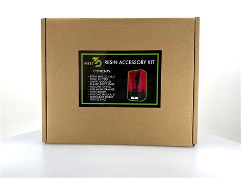 West3D 3D Printing Supplies Resin SLA Printer Accessory Kit by West3D