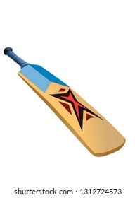 Cricket Bat Cartoon Stock Illustration 1312724573 | Shutterstock