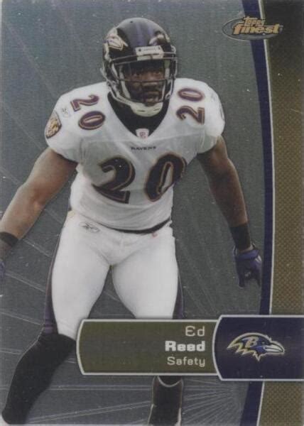 Topps Finest Refractor Ed Reed For Sale Online Ebay