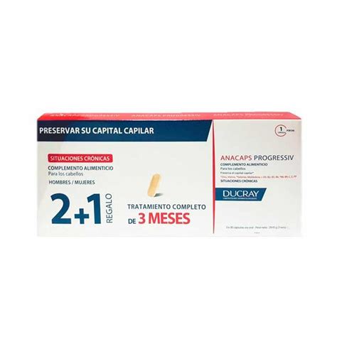 Ducray Anacaps Progressiv 3 meses - Tus farmaceuticos
