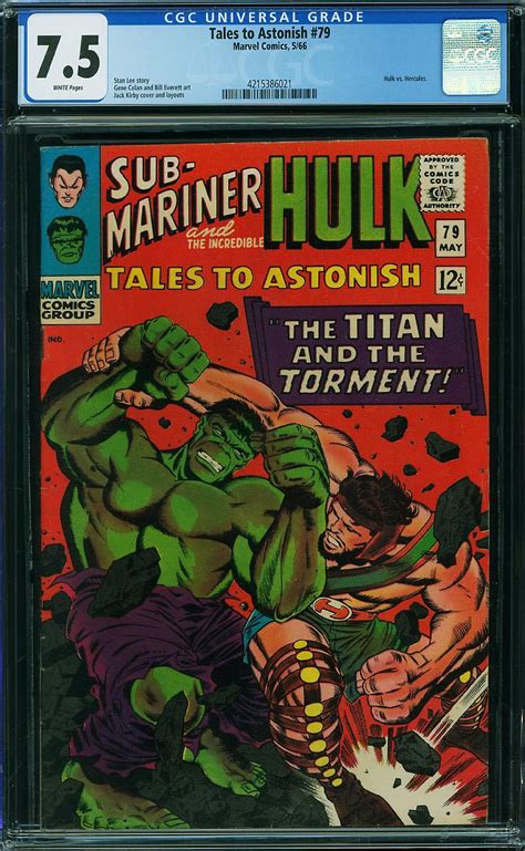 TALES TO ASTONISH 79 COMIC BOOK SALE CGC 7 5 VF