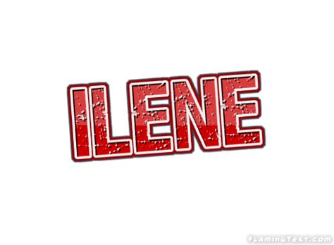 Ilene Logo | Free Name Design Tool from Flaming Text