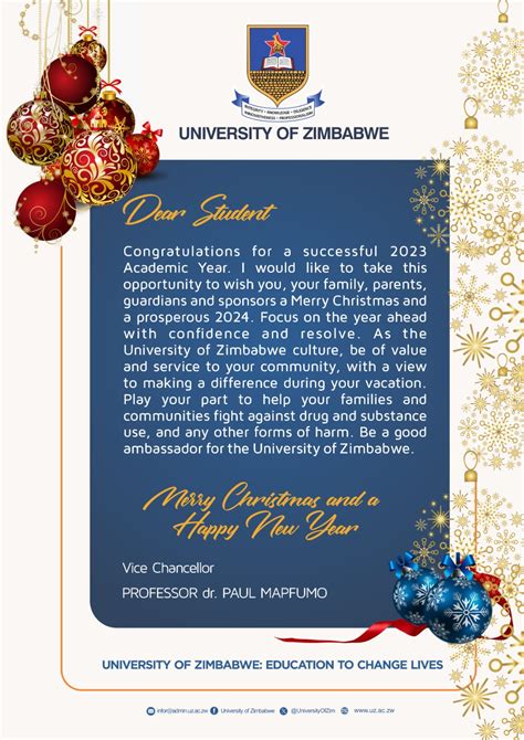 University of Zimbabwe Student Registration :: Users