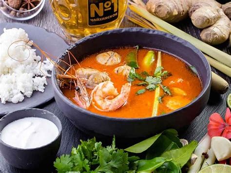 Том Ям – первое блюдо, которое поражает своим вкусом