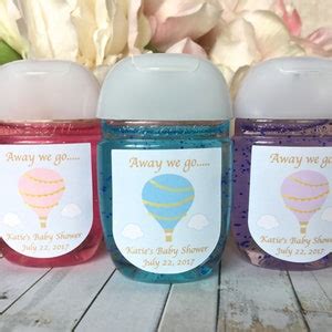 Hot Air Balloon Baby Shower Favor Labels Up Up And Away Etsy