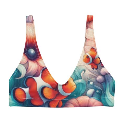 Clownfish Gardens Scuba Bikini Top The Dive Compass