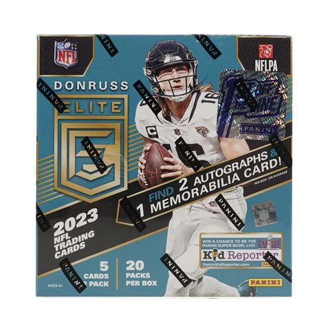 2023 Panini Donruss Elite Football 1st Off The Line Fotl Hobby Box Da