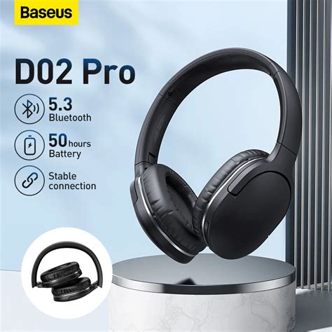 Baseus D Pro Wireless Bluetooth Headphones Hifi Stereo Earphones