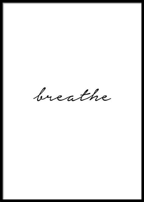 Breathe Poster Coole Kleine Tattoos Rose Tattoo Ideen Breathe