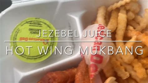 JezebelJuice Hot Wing Mukbang ManyVids